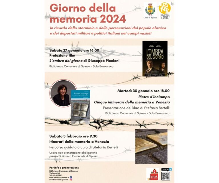 Giorno Della Memoria Biblioteca Di Spinea